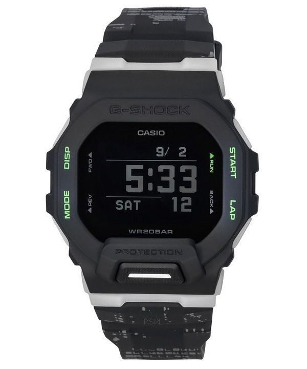 Montre pour homme Casio G-Shock Move G-Squad avec bracelet en résine numérique Quartz GBD-200LM-1 200M
