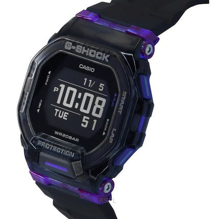 Montre Casio G-Shock G-Squad Digital Smartphone Link Bracelet en résine Quartz GBD-200SM-1A6 200M pour homme