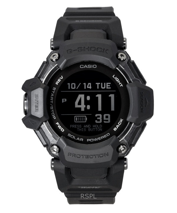 Montre Casio G-Shock G-Squad Digital Smartphone Link avec bracelet en résine et fonction solaire GBD-H2000-1B 200 m