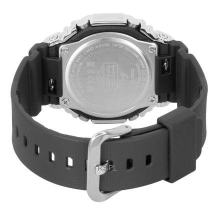 Montre homme Casio G-Shock G-Steel avec bracelet en résine biosourcée, affichage analogique et numérique, cadran bleu, solaire GBM-2100A-2B, étanche à 200 m, connexion smartphone