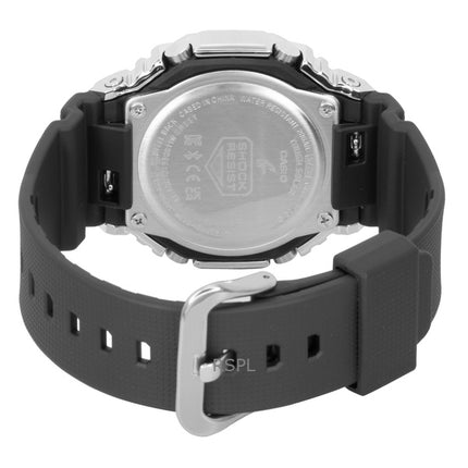 Montre homme Casio G-Shock G-Steel avec bracelet en résine biosourcée, affichage analogique et numérique, cadran rose, solaire GBM-2100A-4B, étanche à 200 m, connexion smartphone