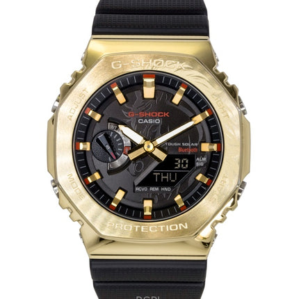 Montre homme Casio G-Shock G-Steel analogique-numérique avec connexion smartphone, cadran noir, solaire GBM-2100CX-9A, étanche à 200 m