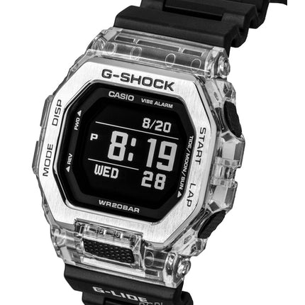 Montre unisexe Casio G-Shock G-Lide Digital Smartphone Link avec bracelet en résine et quartz GBX-100S-1, 200 m