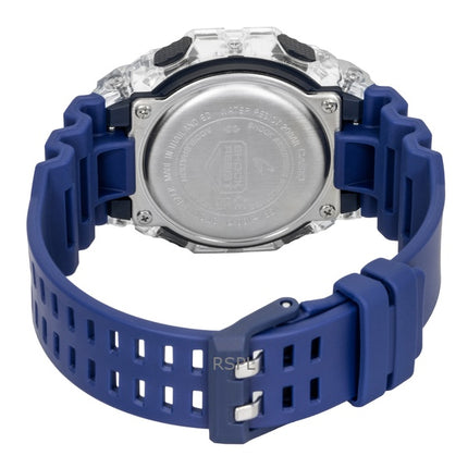 Montre unisexe Casio G-Shock G-Lide Digital Smartphone Link avec bracelet en résine bleue et quartz GBX-100S-2, 200 m