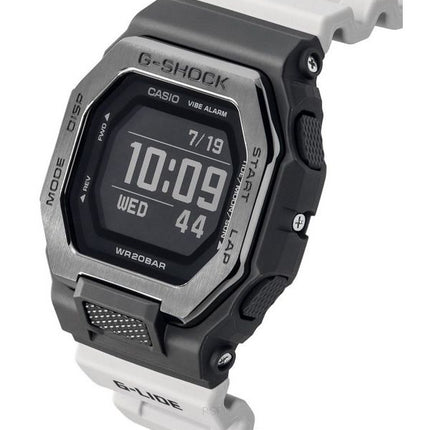 Casio G-Shock Move G-Lide Mobile Link Bracelet en résine grise numérique Quartz GBX-100TT-8 200M Montre pour homme