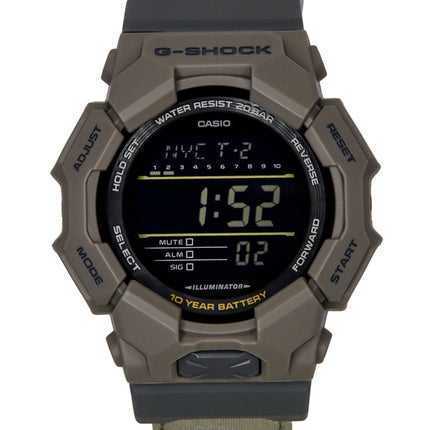 Montre Casio G-Shock Digital à quartz pour homme GD-010CE-5, bracelet en tissu, 200 m