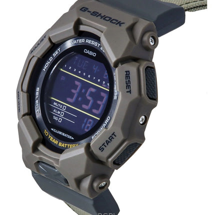 Montre Casio G-Shock Digital à quartz pour homme GD-010CE-5, bracelet en tissu, 200 m