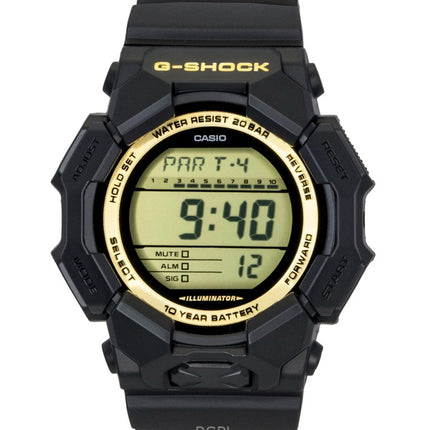 Montre homme Casio G-Shock GD-010GB-1A9 avec bracelet en résine biosourcée, mouvement à quartz numérique et étanchéité 200 m.
