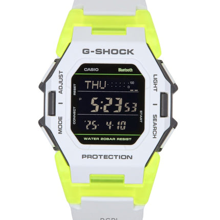 Montre Casio G-Shock Digital Smartphone Link à quartz avec bracelet en résine GD-B500MW-8 pour homme, 200 m
