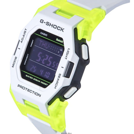 Montre Casio G-Shock Digital Smartphone Link à quartz avec bracelet en résine GD-B500MW-8 pour homme, 200 m