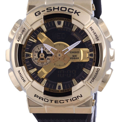 Montre pour homme Casio G-Shock analogique numérique recouverte de métal GM-110G-1A9 GM110G-1 200M