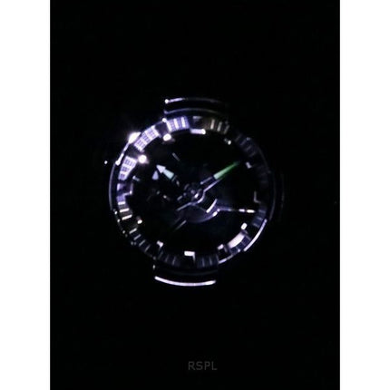 Casio G-Shock G-Steel Analogique Numérique Grunge Camouflage Résine Bracelet Cadran Noir Quartz GM-110GC-1A 200M Montre Pour Hom