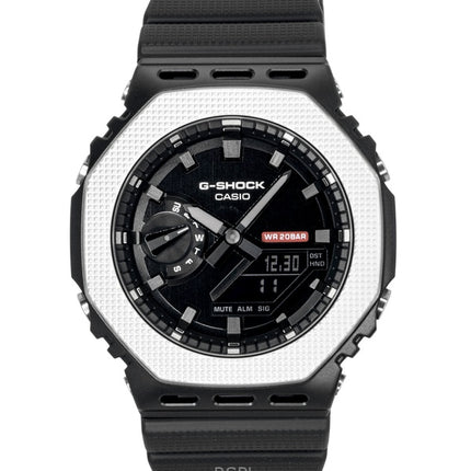 Montre homme Casio G-Shock G-Steel analogique-numérique en résine biosourcée, cadran noir, mouvement à quartz GM-2100BM-1A, étanche à 200 m