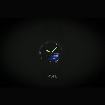 Montre homme Casio G-Shock G-Steel analogique-numérique en résine biosourcée, cadran noir, mouvement à quartz GM-2100BM-1A, étanche à 200 m