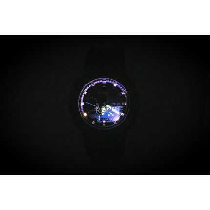 Montre Casio G-Shock G-Steel analogique numérique à quartz, bracelet en résine biosourcée, cadran multicolore, GM-2100BRW-1A, 200 m