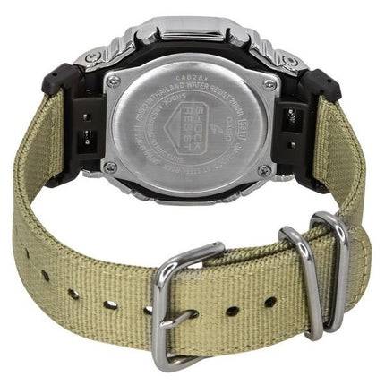 Montre pour homme Casio G-Shock Utility Metal Collection analogique numérique bracelet en tissu cadran noir Quartz GM-2100C-5A 2