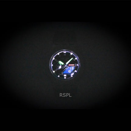 Montre homme Casio G-Shock G-Steel GM-2100M-1A, analogique-numérique, bracelet en résine biosourcée, cadran bleu, mouvement à quartz, étanche à 200 m.