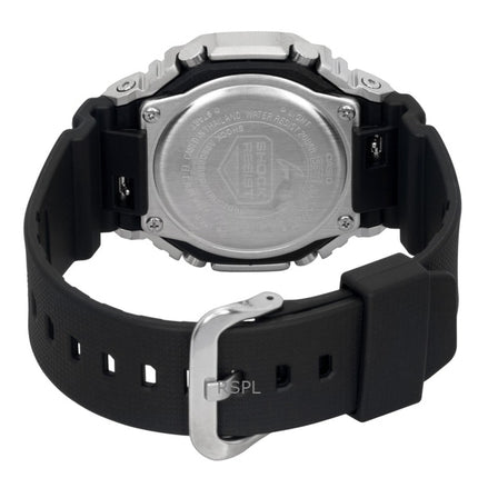 Montre homme Casio G-Shock G-Steel GM-2100M-1A, analogique-numérique, bracelet en résine biosourcée, cadran bleu, mouvement à quartz, étanche à 200 m.