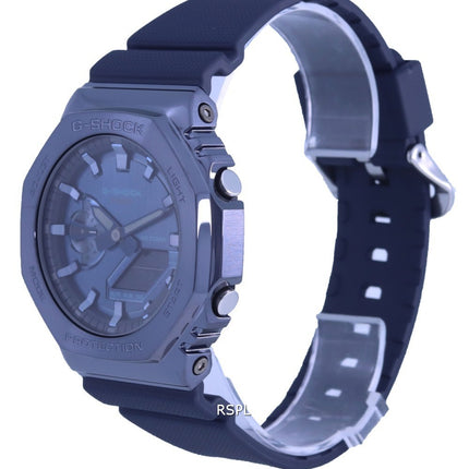 Montre pour femme Casio G-Shock World Time analogique numérique recouverte de métal GM-2100N-2A GM2100N-2 200M