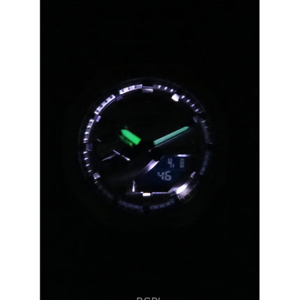 Montre Casio G-Shock G-Steel Fine Metallic Tough Silicone Bracelet Cadran Gris Quartz GM-2100YM-8A 200M Homme