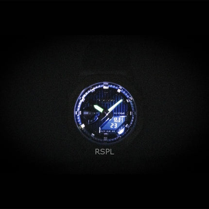 Montre homme Casio G-Shock G-Steel analogique-numérique édition limitée cadran bleu quartz GM-2110SH-2A étanche à 200 m