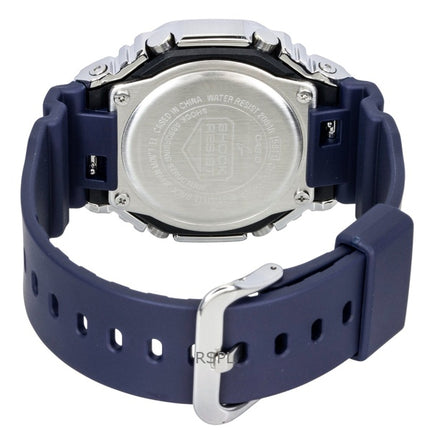 Montre homme Casio G-Shock G-Steel analogique-numérique édition limitée cadran bleu quartz GM-2110SH-2A étanche à 200 m