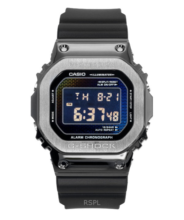 Montre Casio G-Shock G-Steel Digital à quartz pour homme, bracelet en résine biosourcée GM-5600BRW-1, 200 m