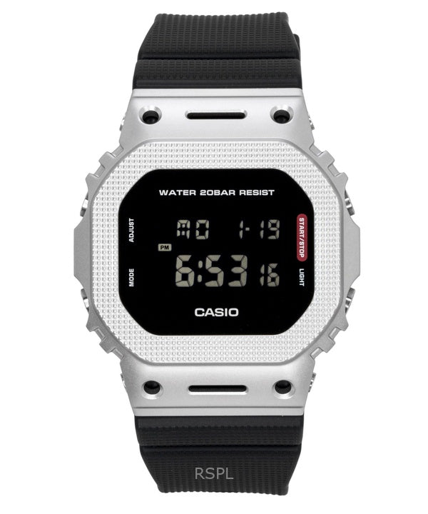 Montre homme Casio G-Shock G-Steel Digital à bracelet en résine biosourcée, mouvement à quartz GM-5600M-1, étanche à 200 m