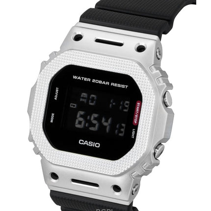 Montre homme Casio G-Shock G-Steel Digital à bracelet en résine biosourcée, mouvement à quartz GM-5600M-1, étanche à 200 m