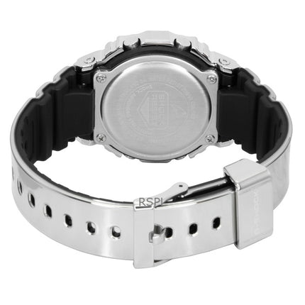 Montre Casio G-Shock G-Steel Fine Metallic Digital avec bracelet en silicone à quartz GM-5600YM-8A8 pour homme, 200 m