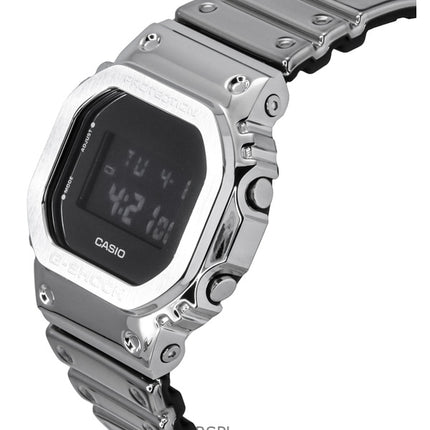 Montre Casio G-Shock G-Steel Digital pour homme, bracelet en silicone résistant et métallisé, quartz, GM-5600YM-8, 200 m