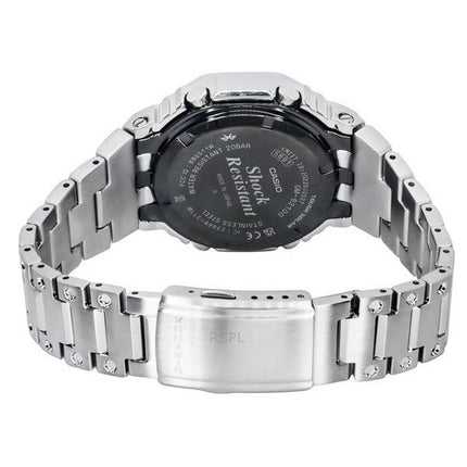 Montre analogique numérique Casio G-Shock pour homme avec cadran bleu et bracelet en métal, solaire, GM-B2100AD-2A, 200 m