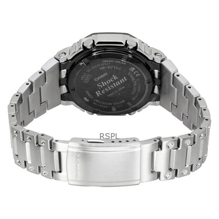 Montre homme Casio G-Shock GM-B2100BT-1A, analogique-numérique, entièrement en métal, avec connexion smartphone, cadran noir et énergie solaire, étanche à 200 m.