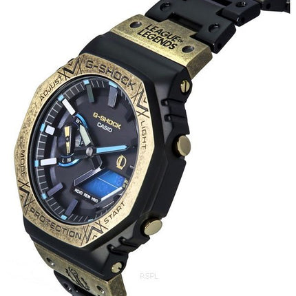Casio G-Shock League Of Legends Collaboration Modèle Analogique Numérique Smartphone Lien Bluetooth Solaire GM-B2100LL-1A 200M M
