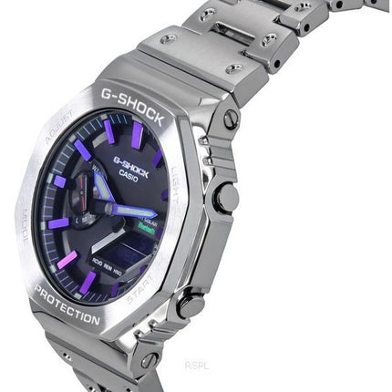 Casio G-Shock Full Metal 40e anniversaire Analogique Numérique Smartphone Lien Bluetooth Solaire GM-B2100PC-1A 200M Montre Pour