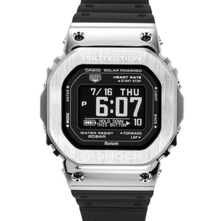 Montre homme Casio G-Shock Digital Smartphone Link avec bracelet en résine et affichage solaire GM-H5600-1