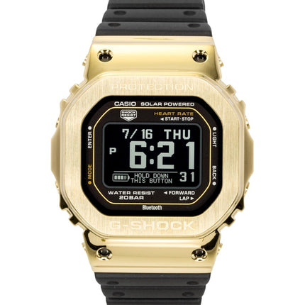 Montre homme Casio G-Shock GM-H5600-9 200M avec bracelet en résine et fonction solaire, compatible smartphone et affichage numérique. Étanche à 200 m.