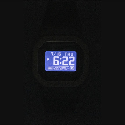 Montre homme Casio G-Shock GM-H5600-9 200M avec bracelet en résine et fonction solaire, compatible smartphone et affichage numérique. Étanche à 200 m.