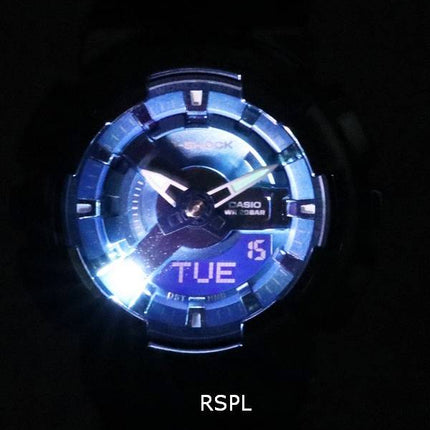 Montre pour femme Casio G-Shock Blue Analog Digital Quartz GM-S110LB-2A GMS110LB-2 200M