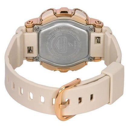 Montre pour femme Casio G-Shock analogique numérique avec bracelet en résine ton or rose GM-S110PG-4A 200