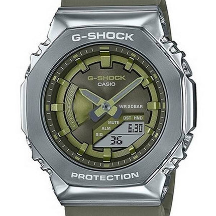 Montre pour femme Casio G-Shock World Time Bracelet en résine analogique numérique GM-S2100-3A GMS2100-3 200M