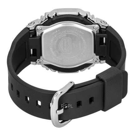 Montre Casio G-Shock GM-S2110-1A7 pour femme, analogique-numérique, en résine biosourcée, cadran argenté, mouvement à quartz, étanche à 200 m.