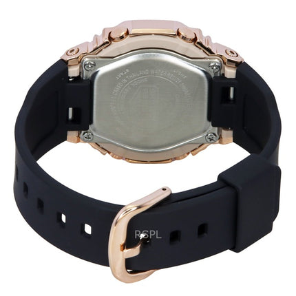 Montre femme Casio G-Shock analogique numérique, bracelet en résine biosourcée, cadran doré, quartz, GM-S2110PG-1A4, 200 m