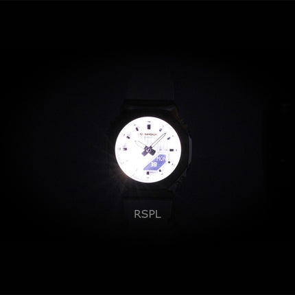 Montre Casio G-Shock Analogique-Numérique Édition Limitée Bracelet en Résine Biosourcée Cadran Blanc Quartz GM-S2110SH-7A 200M pour Femme