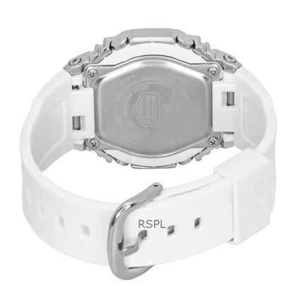 Montre Casio G-Shock Analogique-Numérique Édition Limitée Bracelet en Résine Biosourcée Cadran Blanc Quartz GM-S2110SH-7A 200M pour Femme