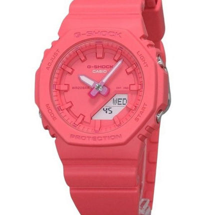 Montre pour femme Casio G-Shock analogique numérique avec bracelet en résine et cadran rose GMA-P2100-4A 200M