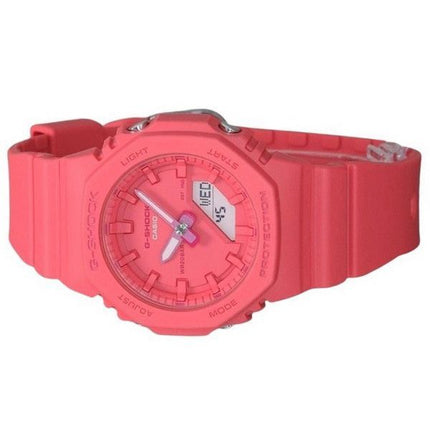 Montre pour femme Casio G-Shock analogique numérique avec bracelet en résine et cadran rose GMA-P2100-4A 200M