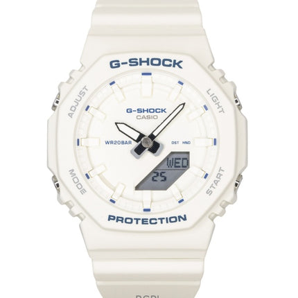 Montre Casio G-Shock pour femme, analogique-numérique, bracelet en résine biosourcée, cadran ivoire, mouvement à quartz GMA-P2100BA-7A, étanche à 200 m