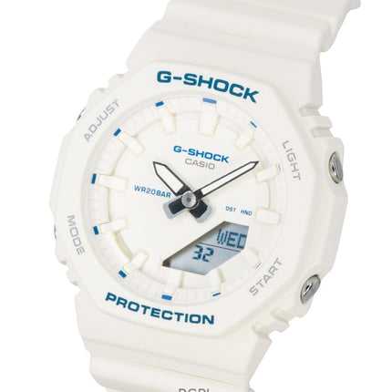 Montre Casio G-Shock pour femme, analogique-numérique, bracelet en résine biosourcée, cadran ivoire, mouvement à quartz GMA-P2100BA-7A, étanche à 200 m