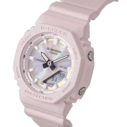 Montre Casio G-Shock analogique numérique à quartz avec bracelet en résine et cadran rose polarisé GMA-P2100PC-4A pour femme, autonomie jusqu&#39;à 200 m